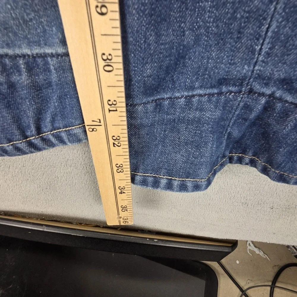 Vintage Levis Engineered Jeans Mens 33x34 Blue Twisted Medium Wash Button Fly